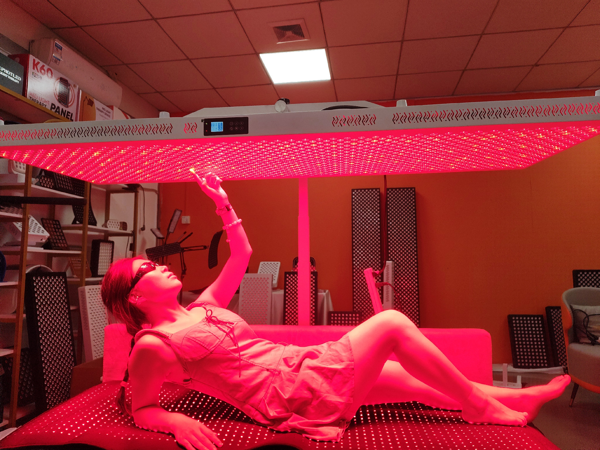 AQSHE Red Light Therapy Bed Infrared Led Professional Medical Grade Full Body Stand Up Collagen 6000W Sauna Pod Effective Treatment For Health