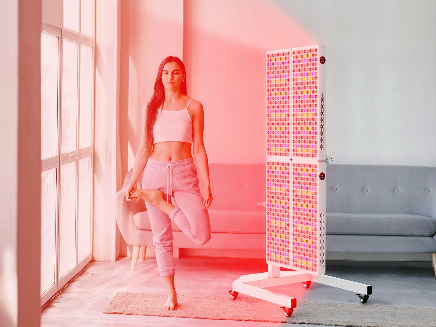 AQSHE 660nm 850nm Red Near Far Infrared Light Therapy Bed Portable Red Led Light Device Panel Pdt Laser Light Therapy Devicee Machine