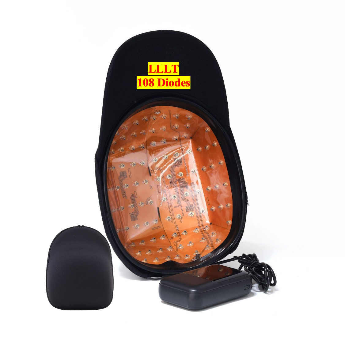 AQSHE  108pcs Laser 650nm Diode LLLT Red Light Laser Cap Hat Device for Hair Growth Home Care Personal Treatment Anti-loss