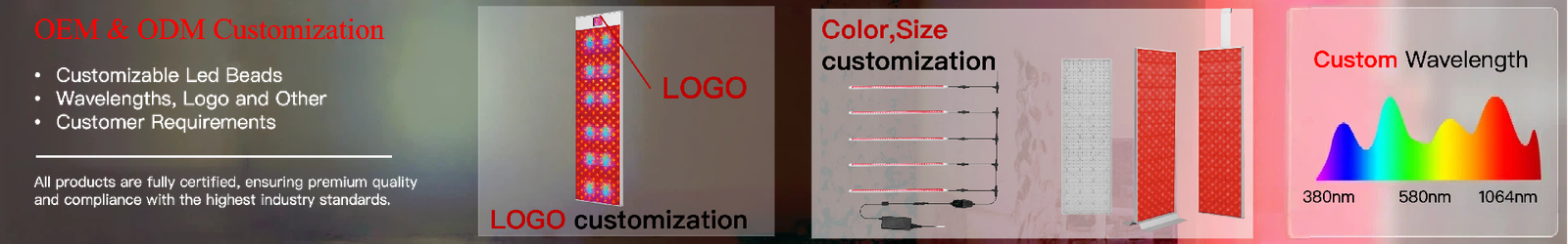 Sauna IP65 Red Light Panels