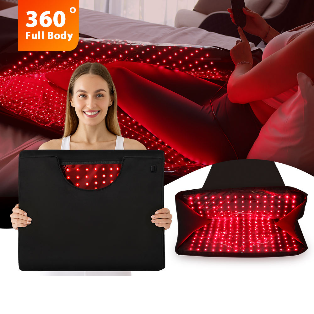 AQSHE B1800 Red Light Therapy Blanket Full Body Quad LEDs Chip Dual Wavelength Mat Sleeping Bag Near Infared Bed 660nm 850nm Sleeping Bag AQSHE B1800 Red Light Therapy Blanket Full Body Quad LEDs Chip Dual Wavelength Mat Sleeping Bag Near Infared Bed 660nm 850nm Sleeping Bag