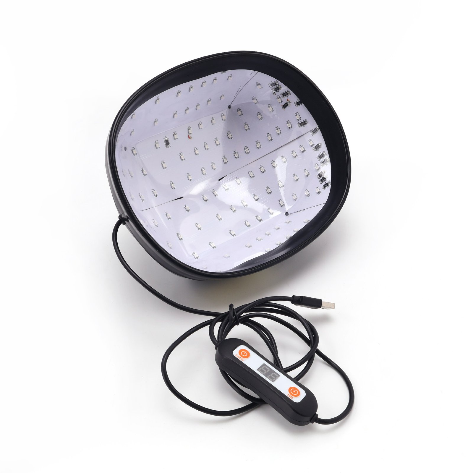 AQSHE J25 Infrared Red Blue Light Therapy Caps Hat 112 LED 450 660nm 224 Chips High Power Pulse Mode for Head Hari Growth Device