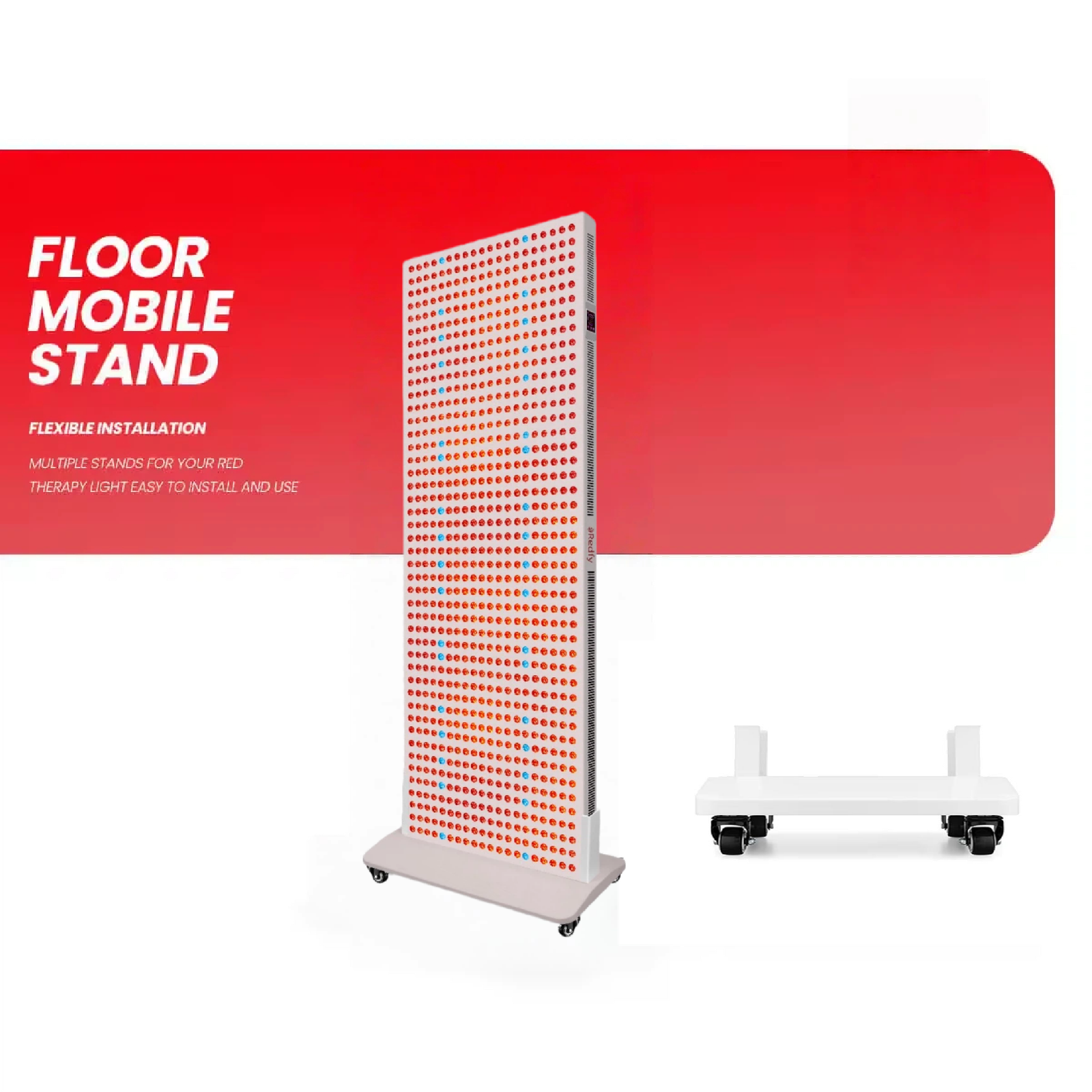 AQSHE Big Large Roller Floor Stand Led Red Light Therapy Stand with Wheels for Full Body Large Size Red Therapy Therapy Panel Treatment AQSHE Big Large Roller Floor Stand Led Red Light Therapy Stand with Wheels for Full Body Large Size Red Therapy Therapy Panel Treatment